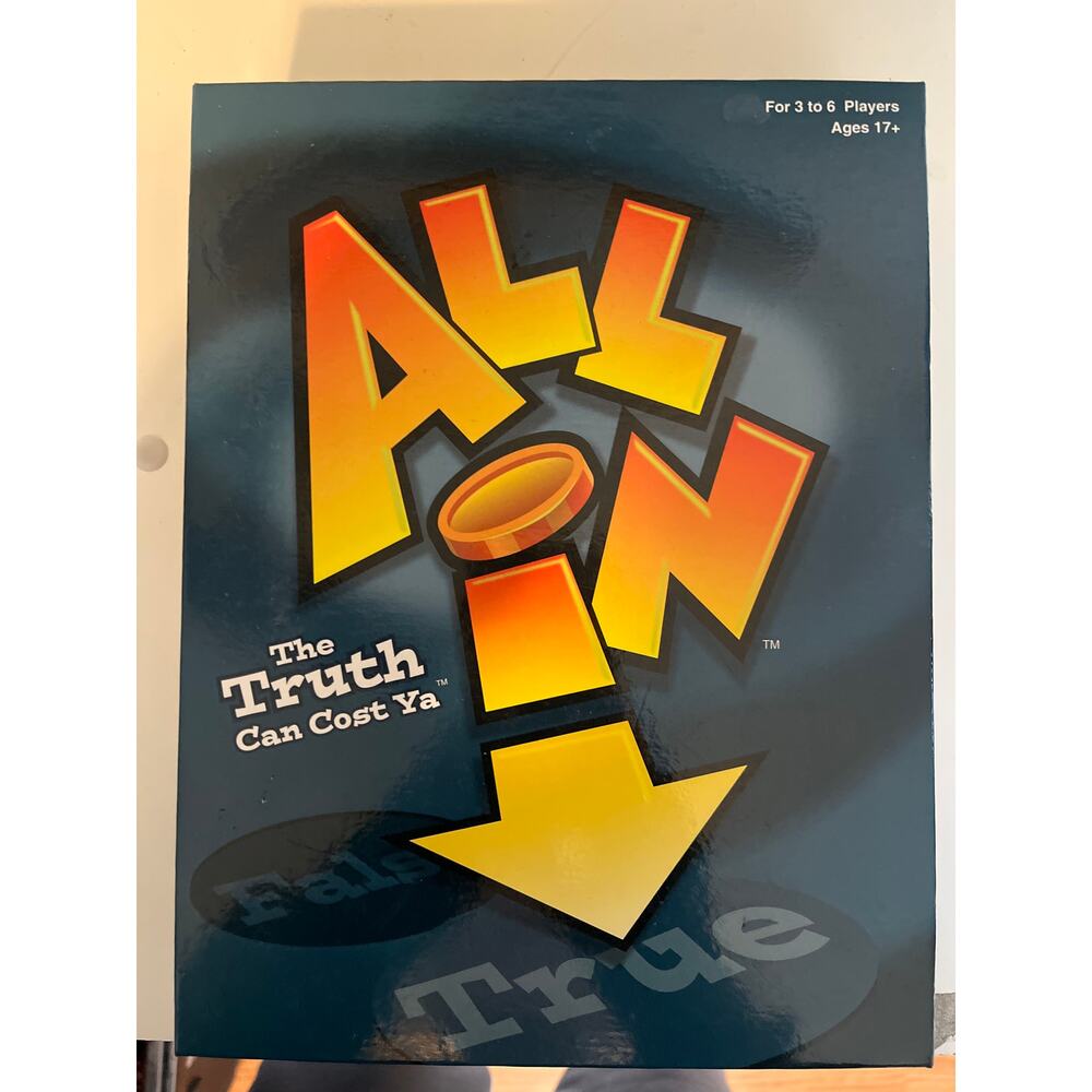 All in the truth can cost ya board game New